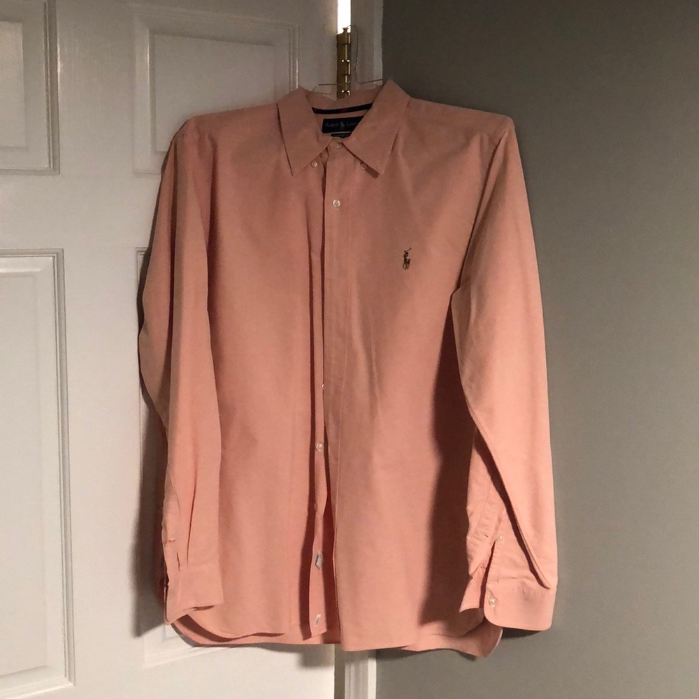 Orange Ralph Lauren Oxford shirt